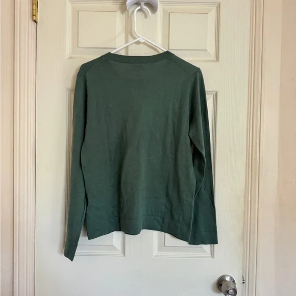 J. Crew Cotton Teddie Sweater size medium - Picture 4 of 6